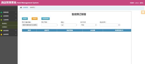SSM框架构建的现代化酒店管理系统 实现高效与智能的酒店运营